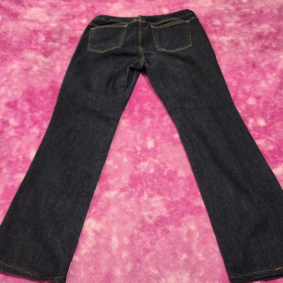 Eddie Bauer Women Jeans Size 10 Slightly Curvy Slim Straight Blue Denim - Picture 6 of 10